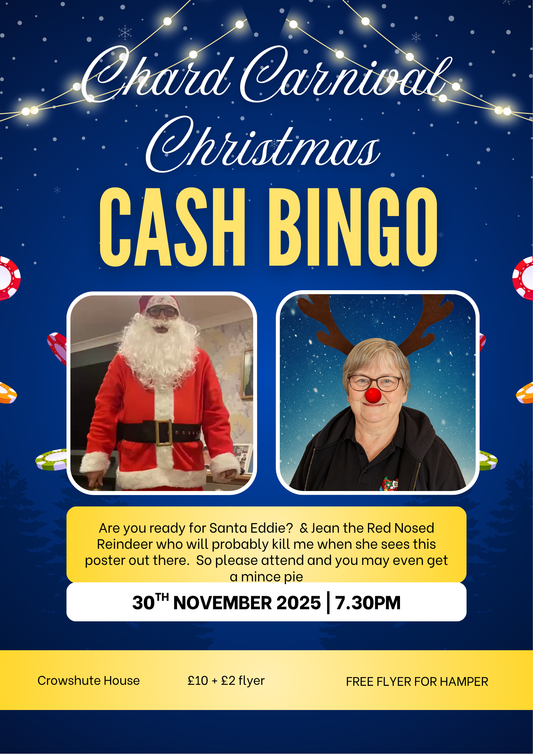 Chard Carnival Christmas Bingo